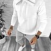 Hanorac barbati slim fit alb K322 I2-2-Hanorace