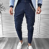 Pantaloni barbati eleganti bleumarin 7220 B11-5-Pantaloni > Pantaloni eleganti
