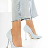 Pantofi cu toc inalt albastri Messini-Pantofi Stiletto-Pantofi Stiletto