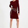 Rochie midi grena Renata-Rochii midi-Rochii de ocazie