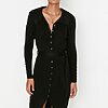 Rochie midi neagra Lorca-Rochii midi-Rochii casual