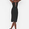 Rochie midi neagra Messina-Rochii midi-Rochii de ocazie