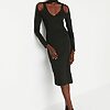 Rochie midi neagra Relation-Rochii de ocazie-Rochii midi