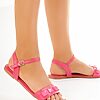 Sandale fara toc Rizana fucsia-Sandale fara toc-Sandale fara toc