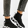 Sneakers tip soseta negri Turin-Sneakers High-Top-Sneakers High-Top