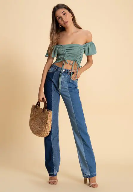 Top dama Orla Verde-Bluze Dama-Bluze Dama
