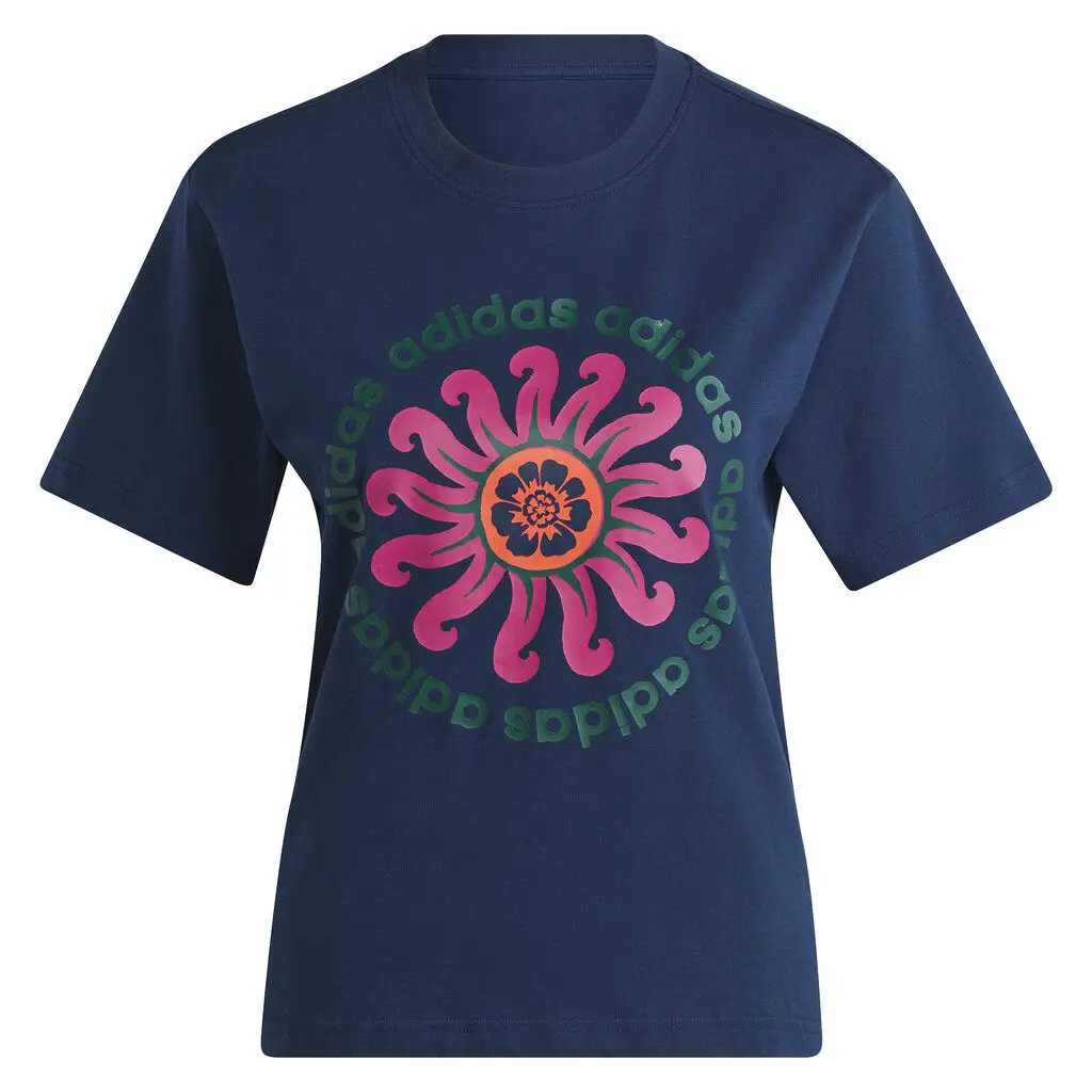 Tricou ADIDAS pentru femei FARM GFX TEE - IM2390-Imbracaminte-Tricouri