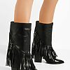 Cizme cowboy dama Salla negre-Cizme cowboy dama-Cizme cu toc
