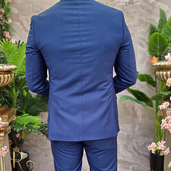 Costum Reginald Double Breasted bleumarin - Sacou si Pantalon - C4201-Costume