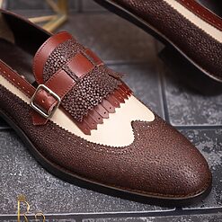 Pantofi Loafers barbatesti marobej piele naturala P1754 4