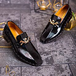 negri piele naturala- P1736-Pantofi