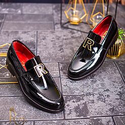 negri piele naturala - P1738-Pantofi