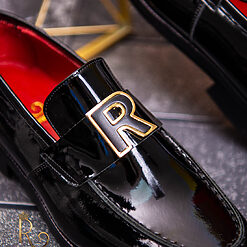 Pantofi Loafers barbatesti negri piele naturala P1738 4