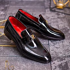 Pantofi Loafers barbatesti negri piele naturala P1739 4