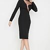 Rochie midi Kerri neagra-Rochii midi-Rochii midi
