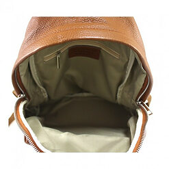 Rucsac dama Zina GT610 piele naturala maro inchis 3