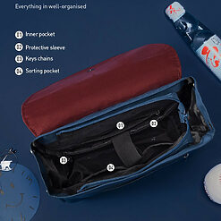 Rucsac unisex Vivian GT2360 AlbPortocaliu 3