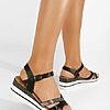 Sandale cu platforma Colleen negre-Sandale cu platforma-Sandale elegante
