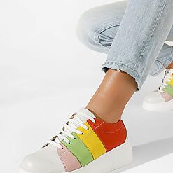 Sneakers dama piele Filia multicolori-Sneakers dama-Sneakers dama