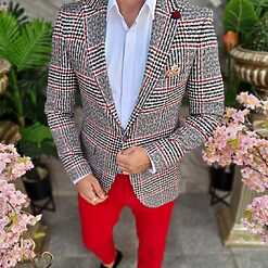 Tinuta 4 piese Sacou Pantalon Camasa Pantofi TN006 2