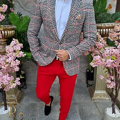 Tinuta 4 piese Sacou Pantalon Camasa Pantofi TN006 5