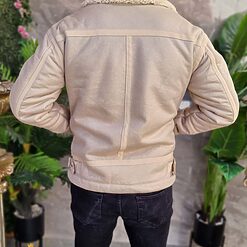 Cojoc gros BEJ interior imblanit slim fit CJ006 5