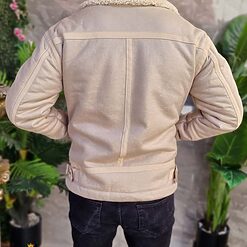 Cojoc gros BEJ interior imblanit slim fit CJ006 7