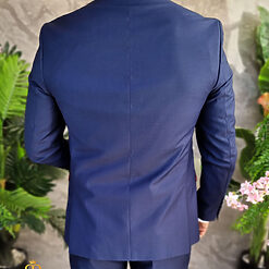 Costum de barbati albastru inchis Sacou si Pantalon C4324 4