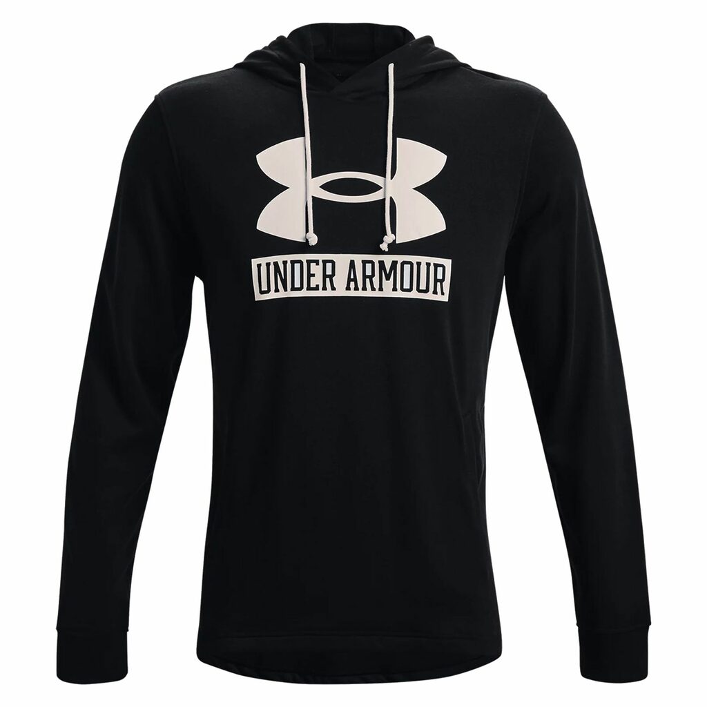 Hanorac UNDER ARMOUR pentru barbati RIVAL TERRY LOGO HOODIE - 1370390001-Imbracaminte-Hanorace