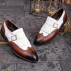 Pantofi Loafers maroivoire cu catarama piele naturala P1795 3