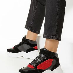 Sneakers High-Top negri Florenza-Sneakers High-Top-Promotii speciale