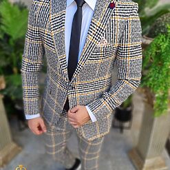 Tinuta 6 piese Sacou Pantalon Camasa Pantofi Curea Cravata TN041 3