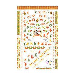 Abtibild Unghii SensoPRO Milano Christmas Cartoon R116 1