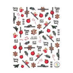 model CA-720-Nail Art > Ornamente Unghii Craciun