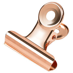 Clips unghii metalic pentru curba C LUXORISE Rose Gold 30mm-Accesorii Unghii  data-eio=