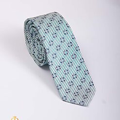 Cravata slim cu model - CV939-Accesorii