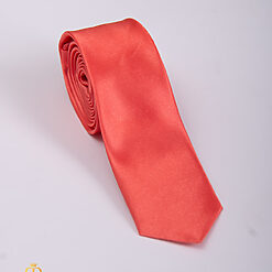 Cravata slim rosie- CV923-Accesorii