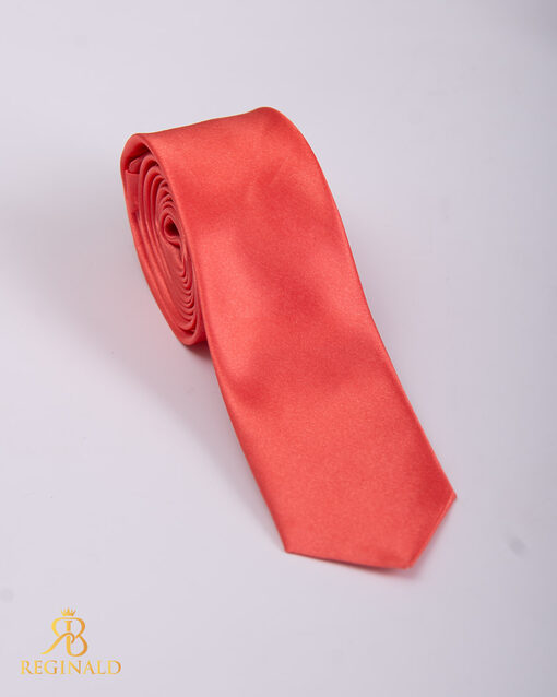 Cravata slim rosie- CV923-Accesorii