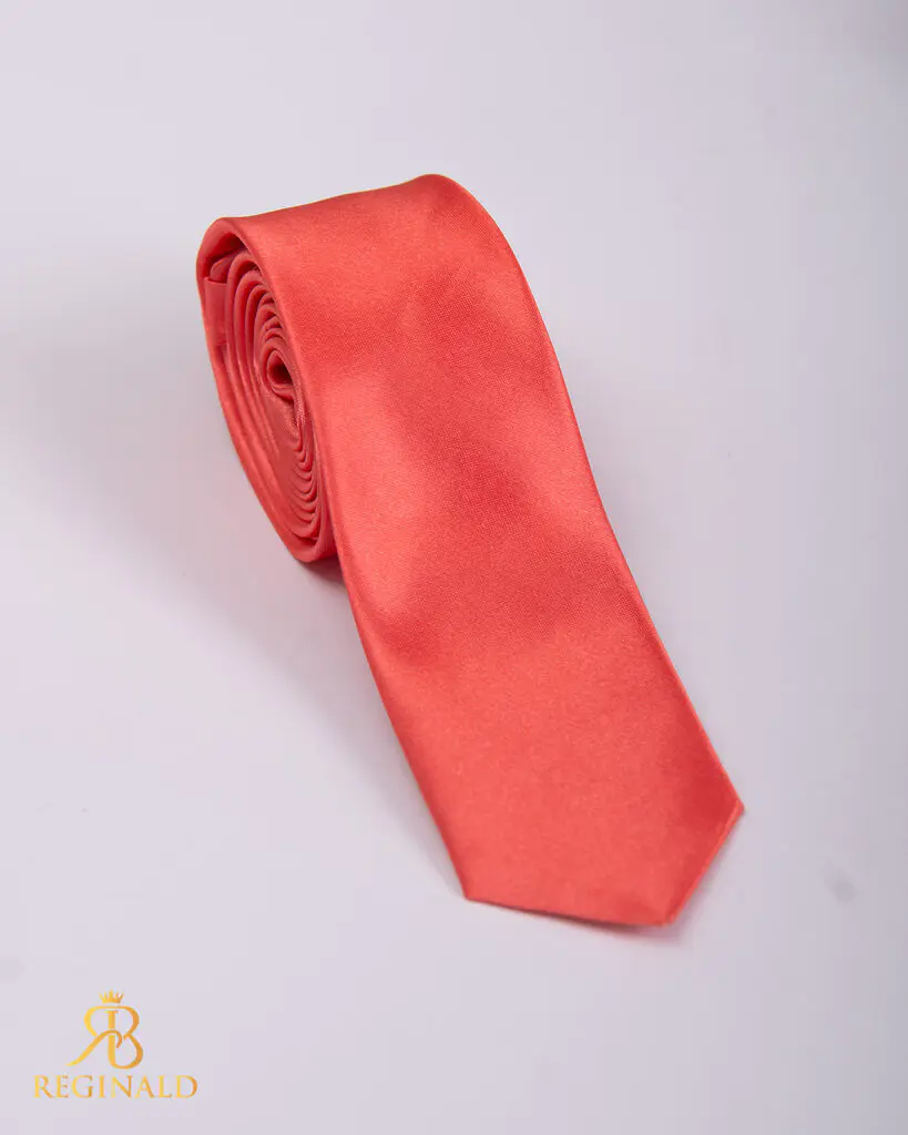 Cravata slim rosie- CV923-Accesorii