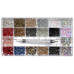 Cristale Unghii Crystal Blossom LUXORISE Set 20 modele 1