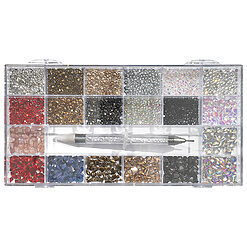 Cristale Unghii Crystal Blossom LUXORISE Set 20 modele 2