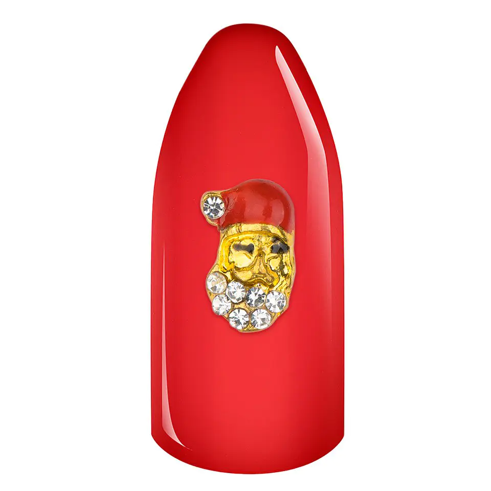 Decoratiune Unghii 3D - Mos Craciun #01-Nail Art > Ornamente Unghii Craciun