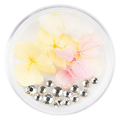 Flori Uscate Unghii LUXORISE cu cristale - Floral Fairytale #14-Nail Art  data-eio=
