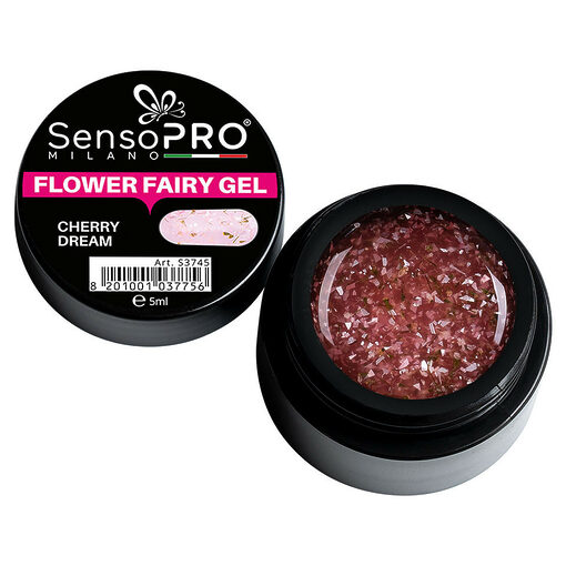Flower Fairy Gel UV SensoPRO Milano - Cherry Dream 5ml-Geluri UV > Flower Fairy Gel