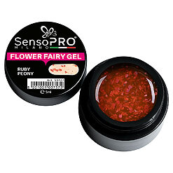 Flower Fairy Gel UV SensoPRO Milano - Ruby Peony 5ml-Geluri UV  data-eio=