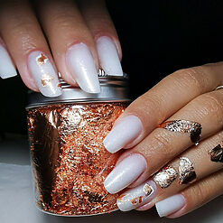 Foita Creponata Unghii LUXORISE Cooper Glam 1