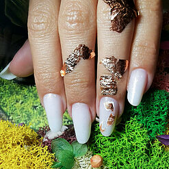 Foita Creponata Unghii LUXORISE Cooper Glam 5