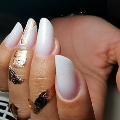 Foita Creponata Unghii LUXORISE Cooper Glam 6