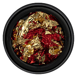 Foita Unghii LUXORISE - Unique Red & Gold #07-Nail Art  data-eio=