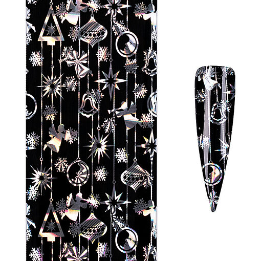 Folie de Transfer Unghii LUXORISE #422 Christmassy-Nail Art > Ornamente Unghii Craciun